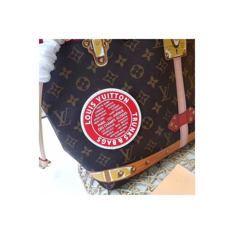 Louis Vuitton Summer Trunks Printed Neverfull MM M41390