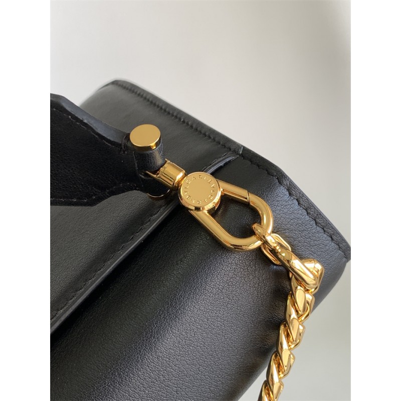 Bvlgari Serpenti East-West Maxi Chain medium shoulder bag Black Calf Leather 292032