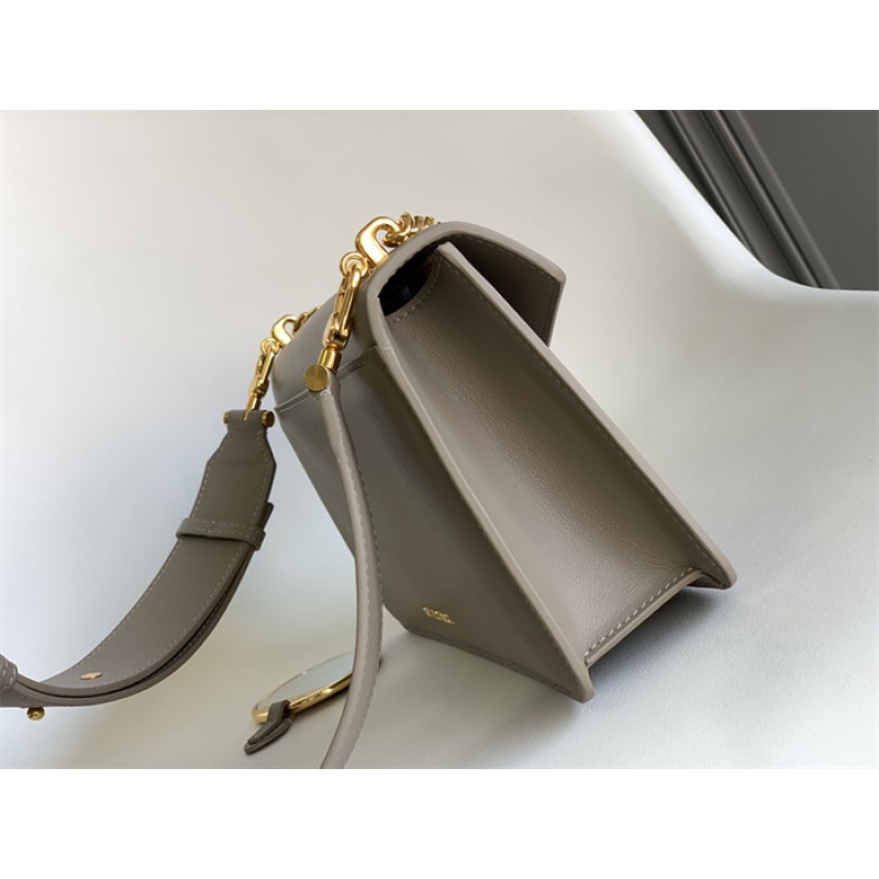 Bvlgari Serpenti East-West Maxi Chain medium shoulder bag Grey Calf Leather 292033