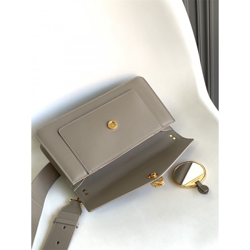 Bvlgari Serpenti East-West Maxi Chain medium shoulder bag Grey Calf Leather 292033