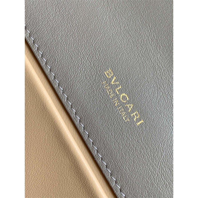 Bvlgari Serpenti East-West Maxi Chain medium shoulder bag Grey Calf Leather 292033