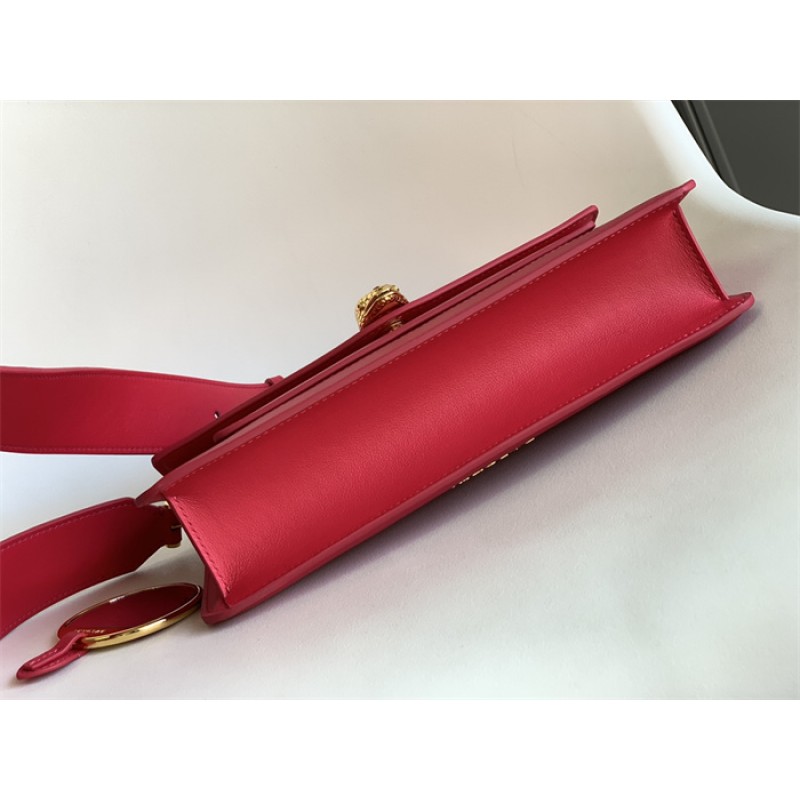 Bvlgari Serpenti East-West Maxi Chain medium shoulder bag Pink Calf Leather 292116