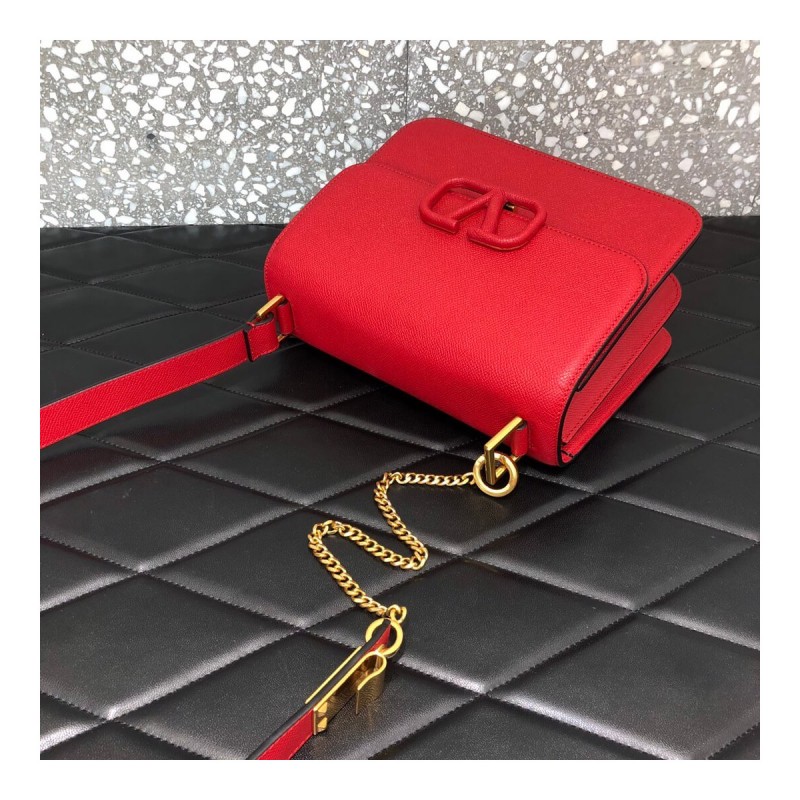 Valentino Garavani Vsling Grainy Calfskin Shoulder Bag 0028