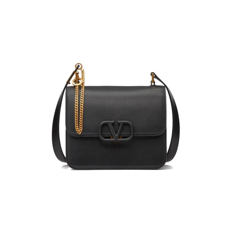 Valentino Garavani Vsling Grainy Calfskin Shoulder Bag 0028