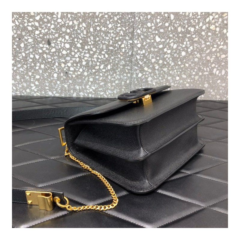 Valentino Garavani Vsling Grainy Calfskin Shoulder Bag 0028