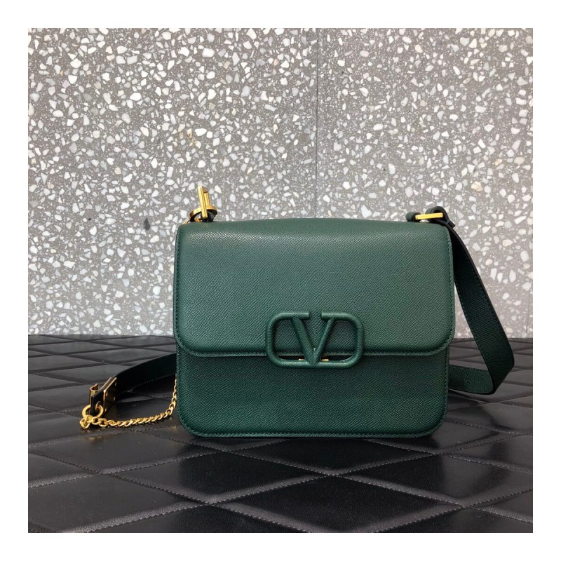 Valentino Garavani Vsling Grainy Calfskin Shoulder Bag 0028