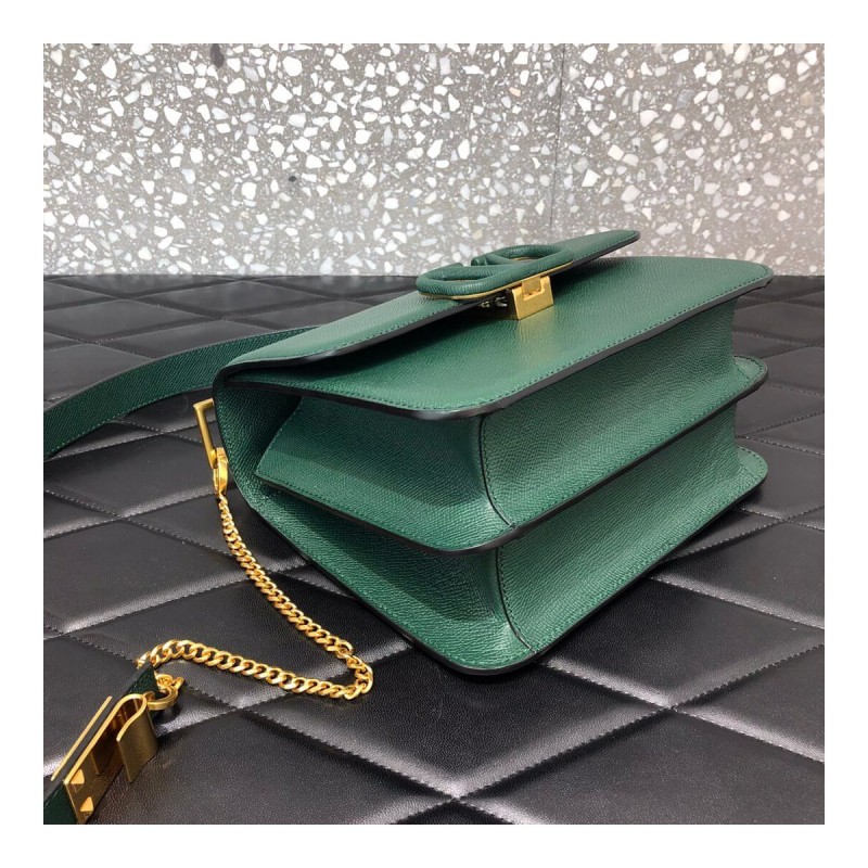 Valentino Garavani Vsling Grainy Calfskin Shoulder Bag 0028