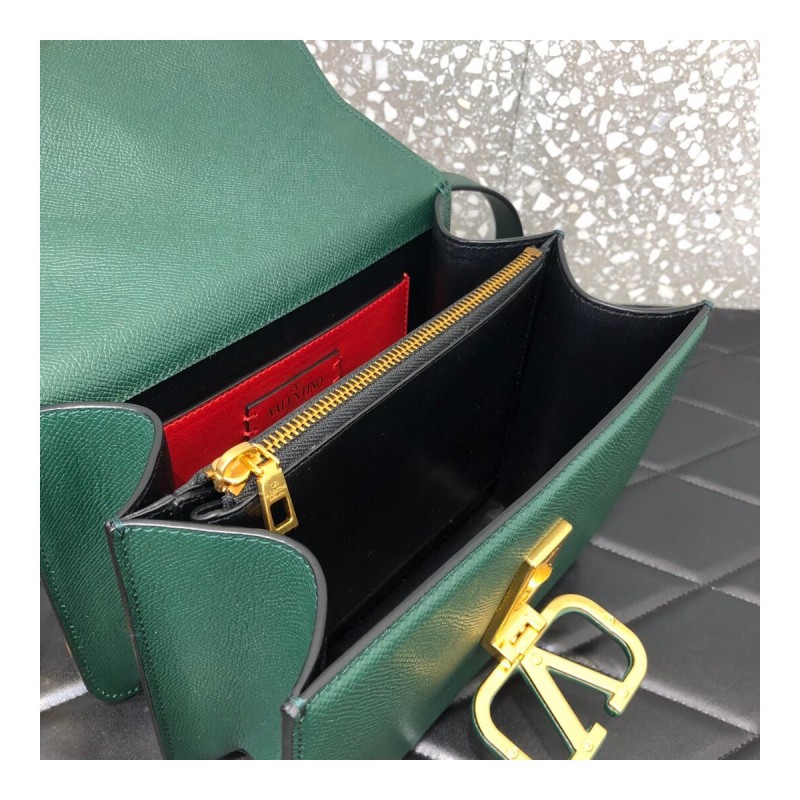 Valentino Garavani Vsling Grainy Calfskin Shoulder Bag 0028