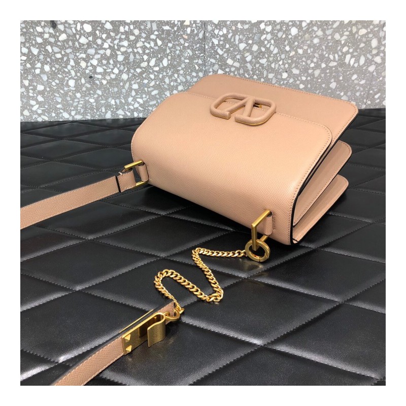 Valentino Garavani Vsling Grainy Calfskin Shoulder Bag 0028