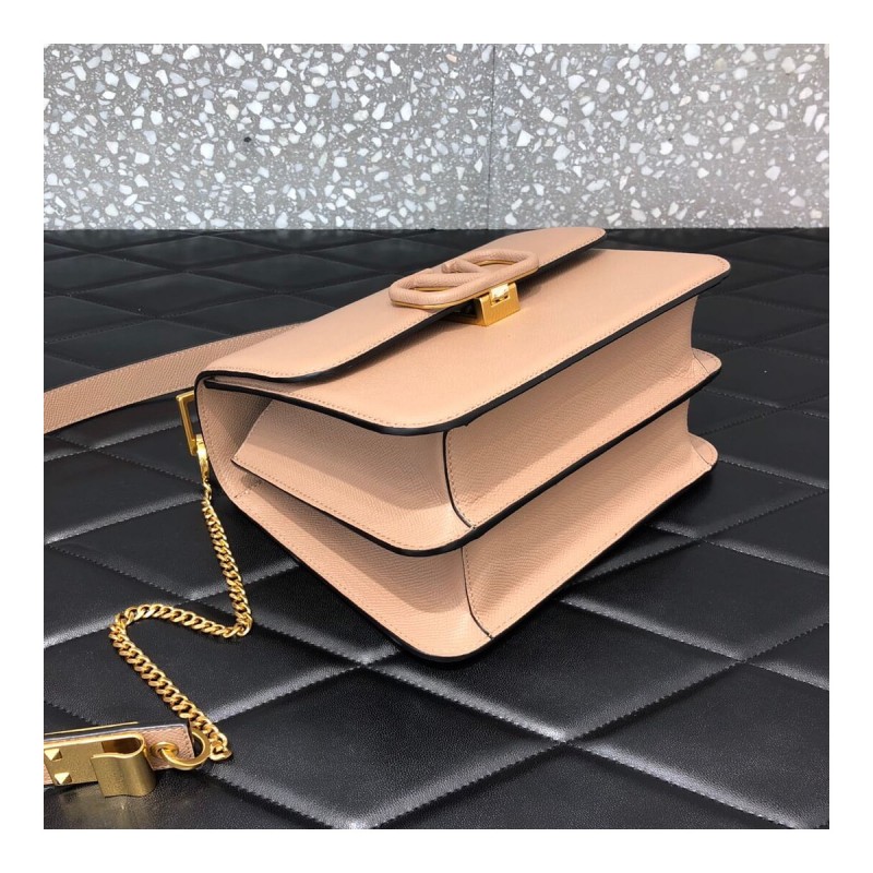 Valentino Garavani Vsling Grainy Calfskin Shoulder Bag 0028