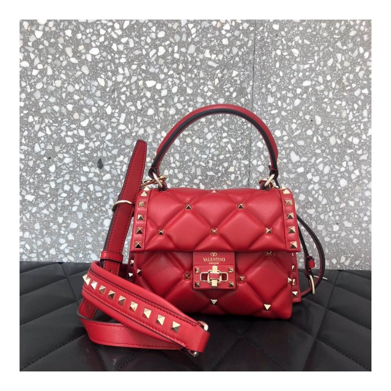 Valentino Garavani Candystud Mini Leather Shoulder Bag 0220