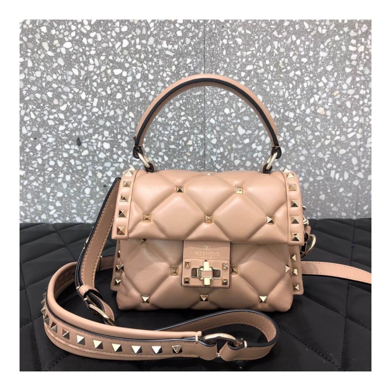 Valentino Garavani Candystud Mini Leather Shoulder Bag 0220