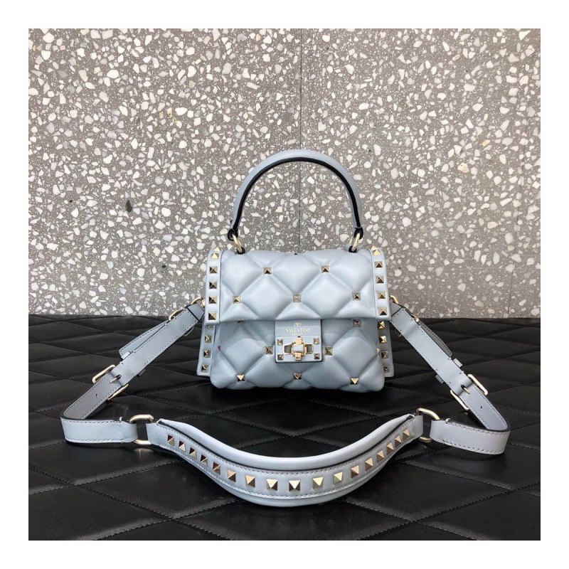Valentino Garavani Candystud Mini Leather Shoulder Bag 0220