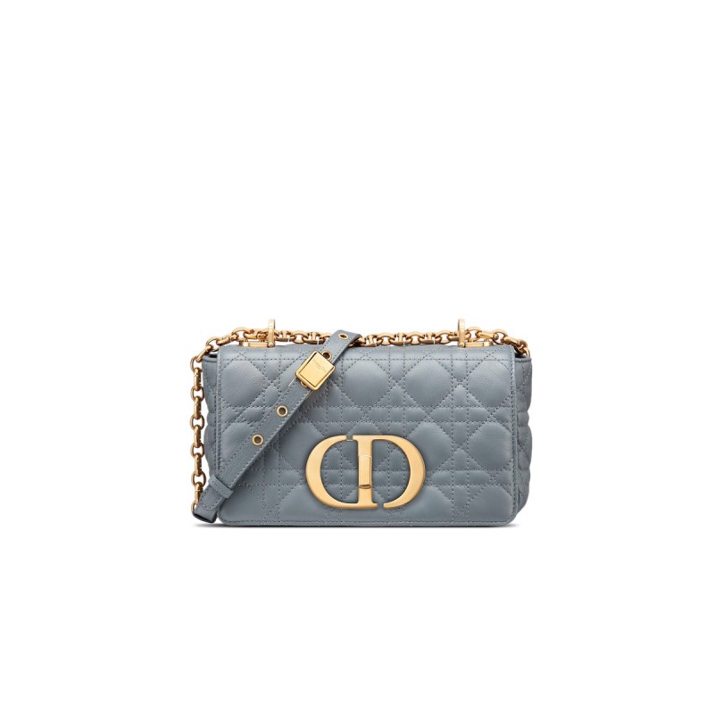 Dior Small Caro Bag Supple Cannage Calfskin M9241