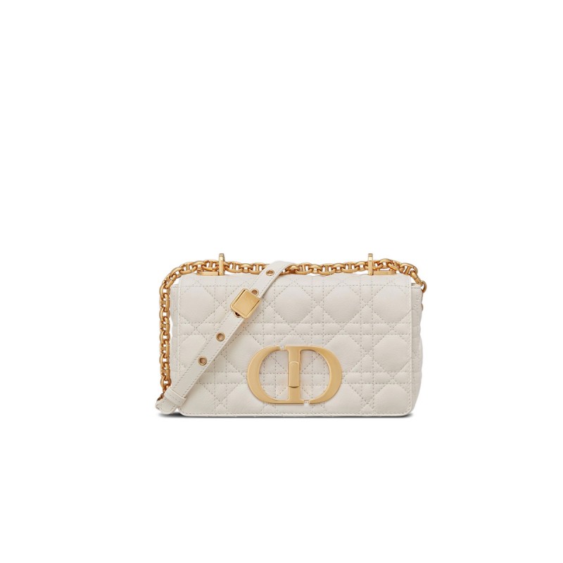 Dior Small Caro Bag Supple Cannage Calfskin M9241
