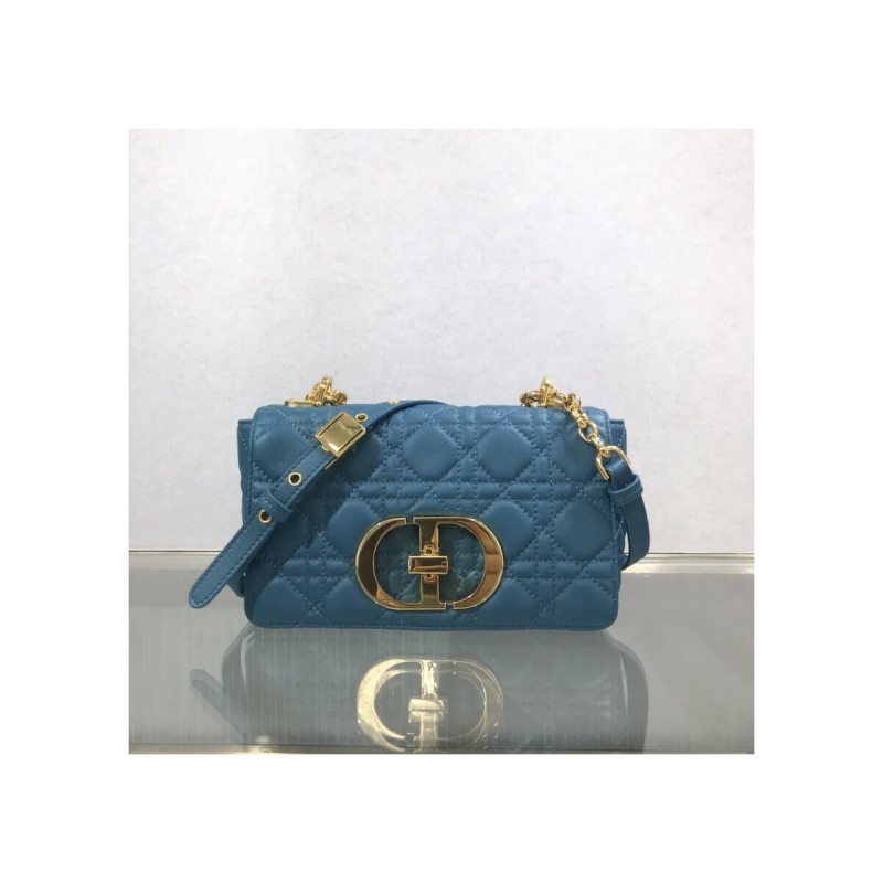Dior Small Caro Bag Supple Cannage Calfskin M9241