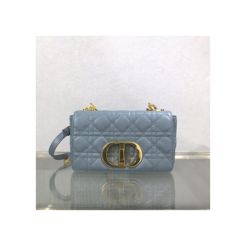 Dior Small Caro Bag Supple Cannage Calfskin M9241