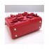 Christian Dior Lambskin Embroidered Flowers Mini "Lady Dior" Bag M0565