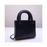 Christian Dior Lambskin Embroidered Flowers Mini "Lady Dior" Bag M0565