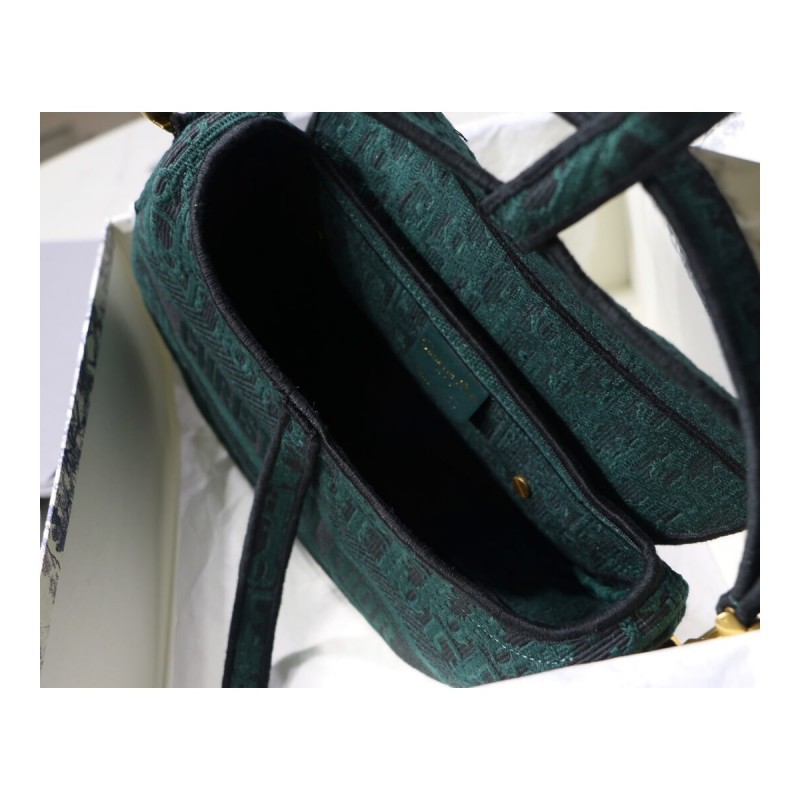 Christian Dior Saddle Denim Canvas Bag M0446