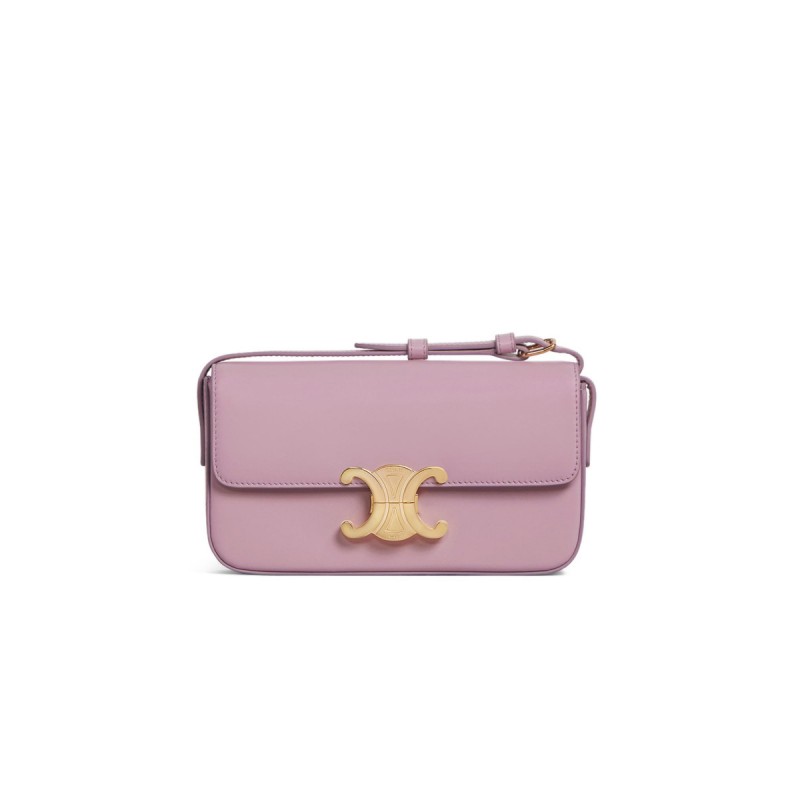 Celine Triomphe Shoulder Bag In Natural Calfskin 194143