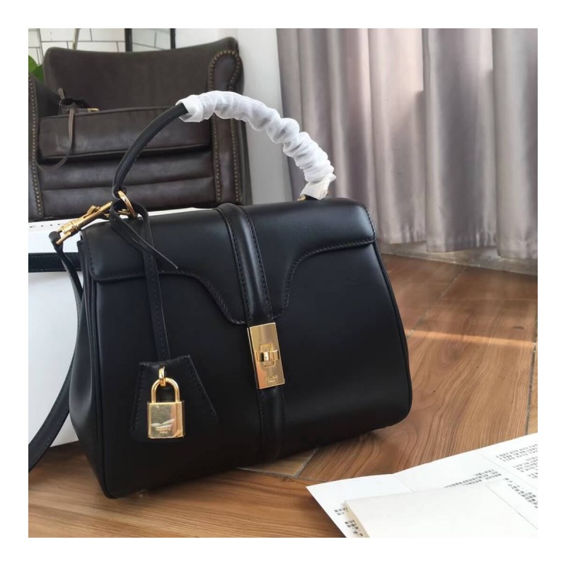 Celine Medium 16 Bag In Satinated Calfskin 187373
