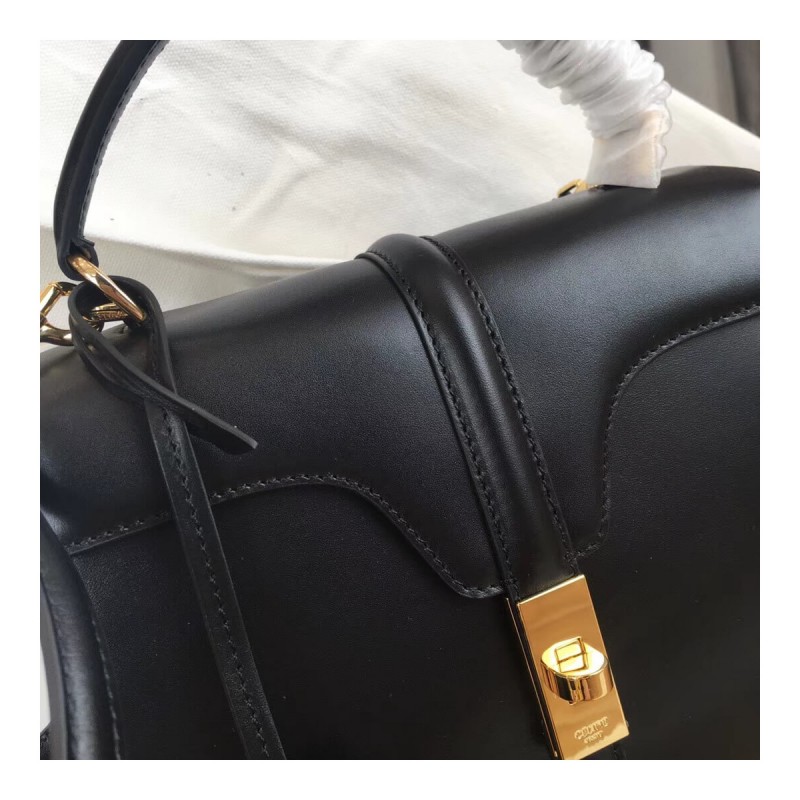 Celine Medium 16 Bag In Satinated Calfskin 187373