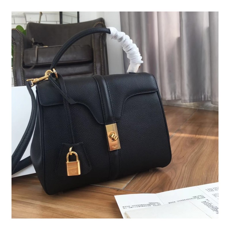Celine Small 16 Bag In Grained Calfskin 188003