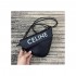 Celine Triangle Bag In Smooth Calfskin With Celine Print 195903