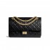 Chanel 2.55 Aged Calfskin Leather Flap Bag A37586
