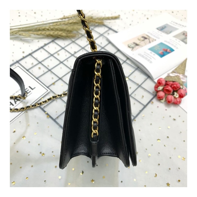 Chanel Calf Leather Single Flap Bag AS8869