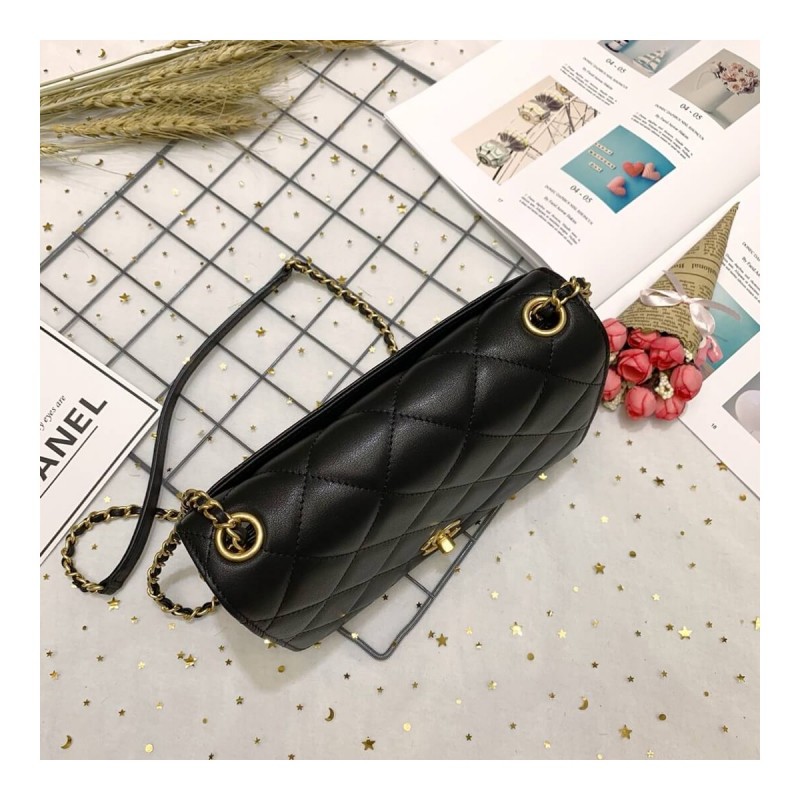 Chanel Calf Leather Single Flap Bag AS8869