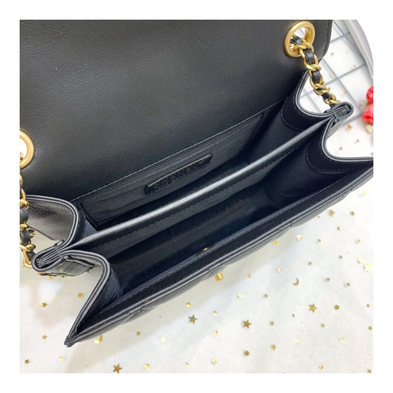 Chanel Calf Leather Single Flap Bag AS8869