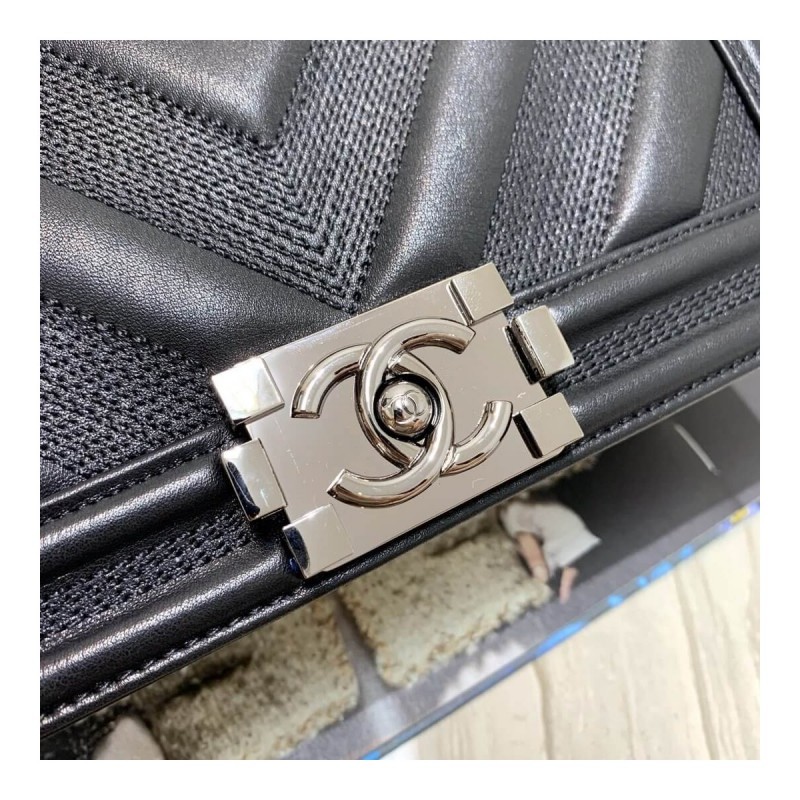 Chanel Calfskin Boy Chanel Handbag A67086