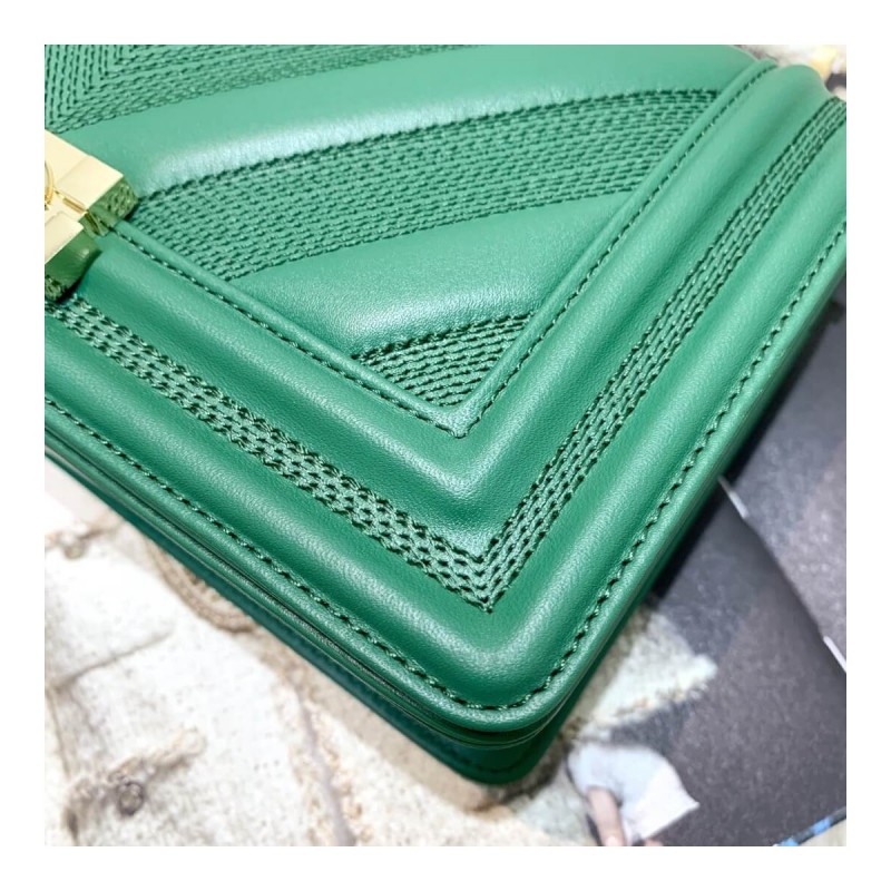 Chanel Calfskin Boy Chanel Handbag A67086