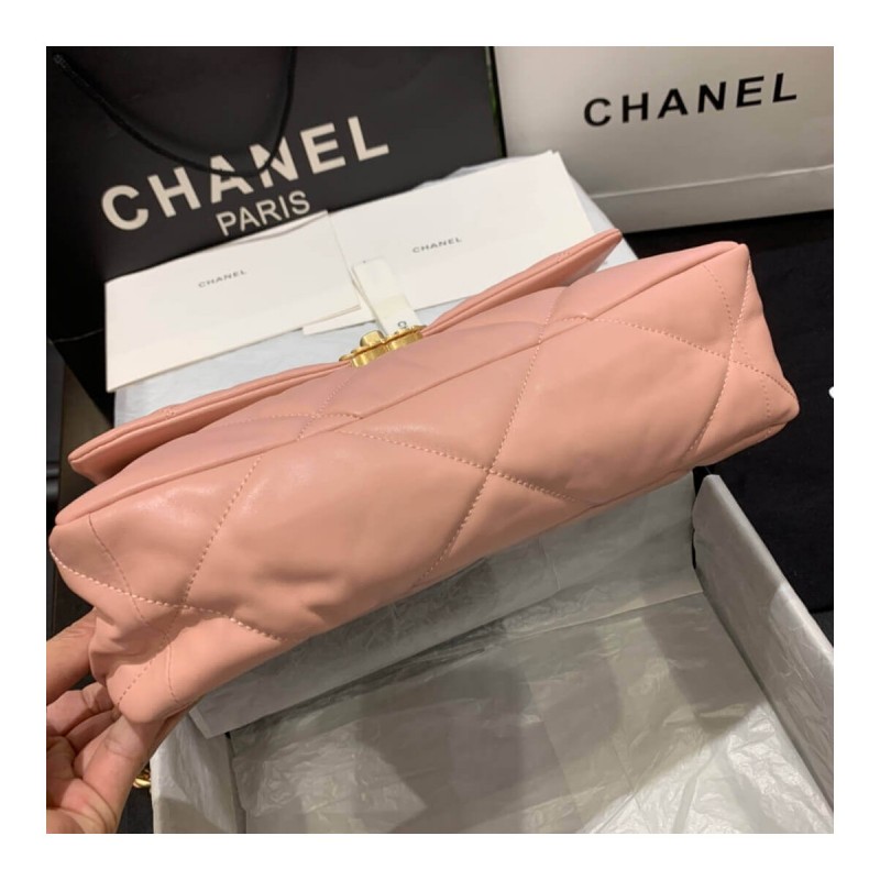 Chanel 19 Large Lambskin Flap Bag AS1161