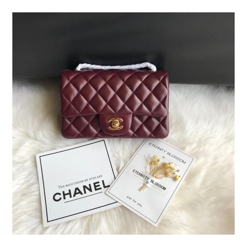 Chanel Lambskin 20cm Classic Flap Bag 1116