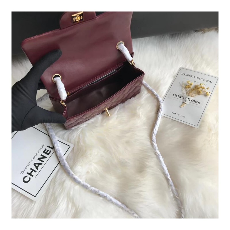 Chanel Lambskin 20cm Classic Flap Bag 1116