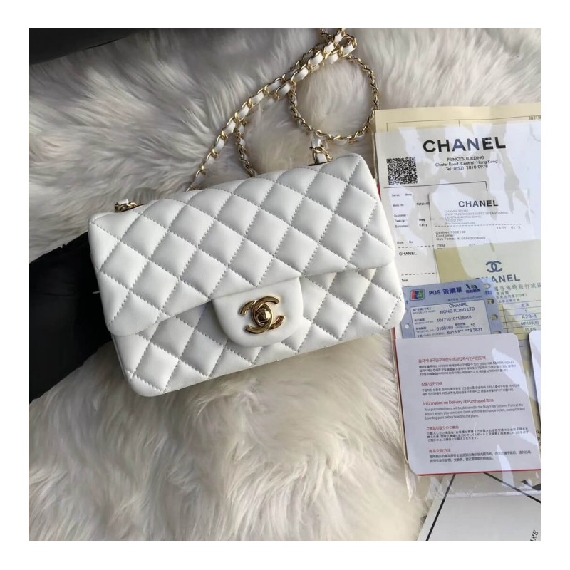 Chanel Lambskin 20cm Classic Flap Bag 1116