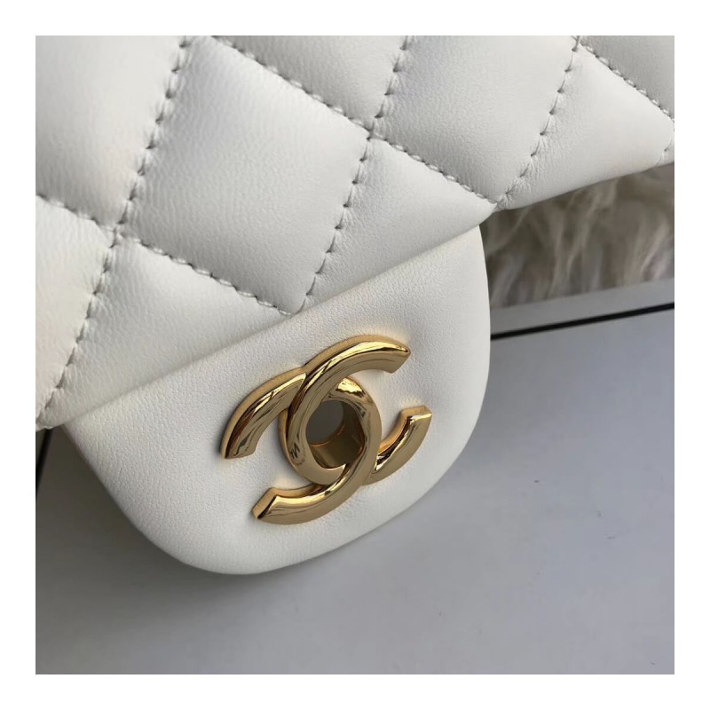Chanel Lambskin 20cm Classic Flap Bag 1116