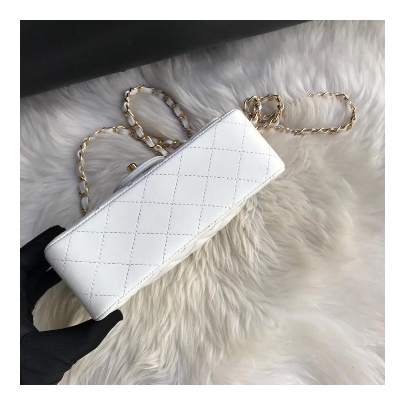 Chanel Lambskin 20cm Classic Flap Bag 1116