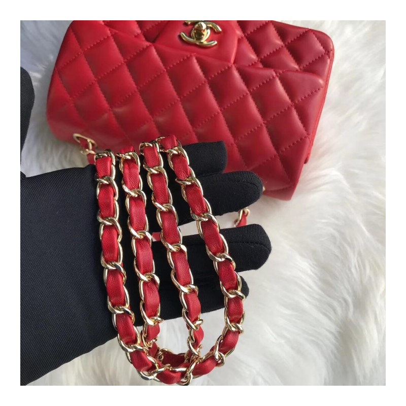 Chanel Lambskin 20cm Classic Flap Bag 1116