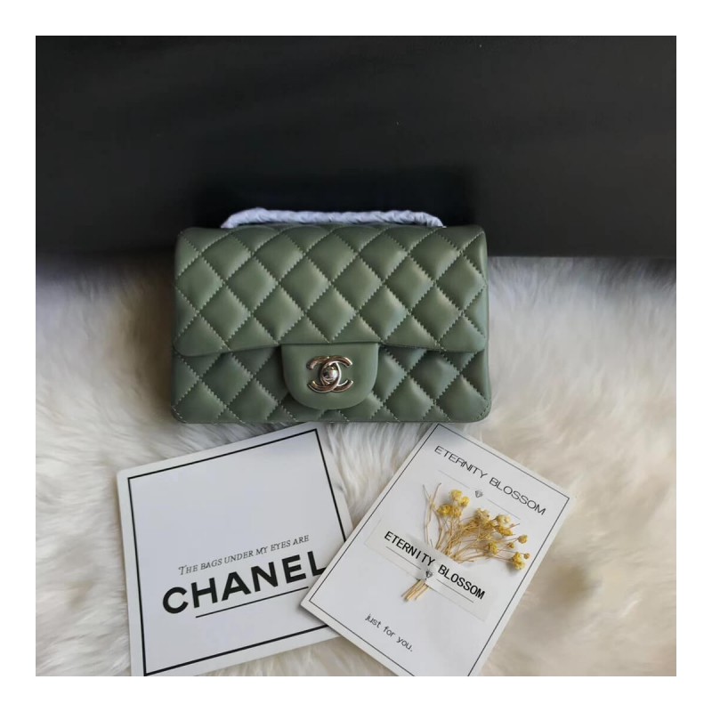 Chanel Lambskin 20cm Classic Flap Bag 1116