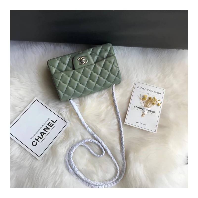 Chanel Lambskin 20cm Classic Flap Bag 1116