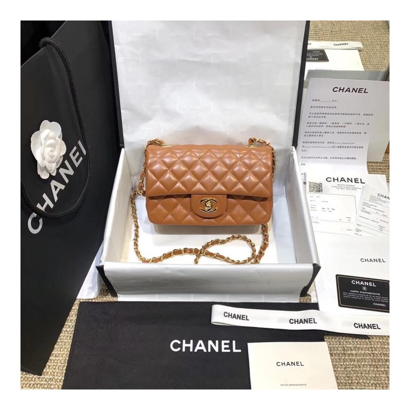Chanel Lambskin 20cm Classic Flap Bag 1116