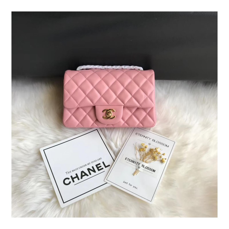 Chanel Lambskin 20cm Classic Flap Bag 1116