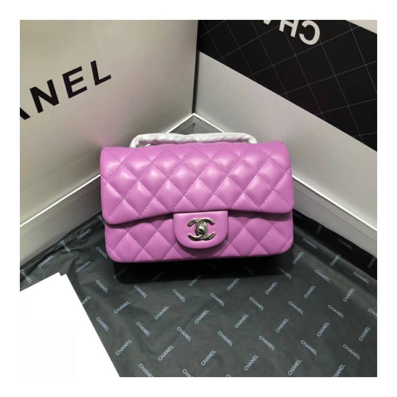 Chanel Lambskin 20cm Classic Flap Bag 1116