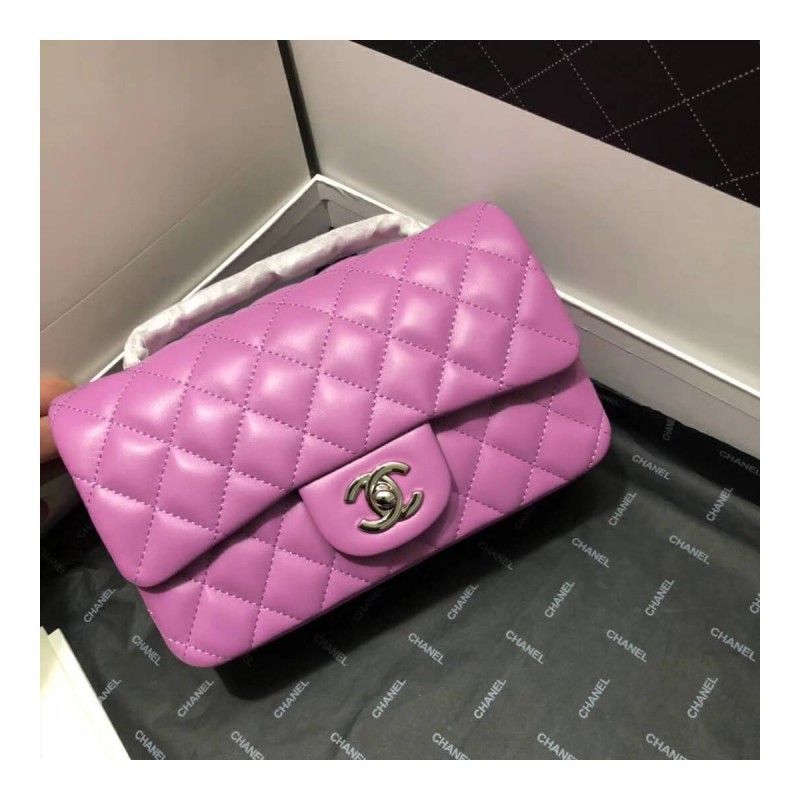 Chanel Lambskin 20cm Classic Flap Bag 1116