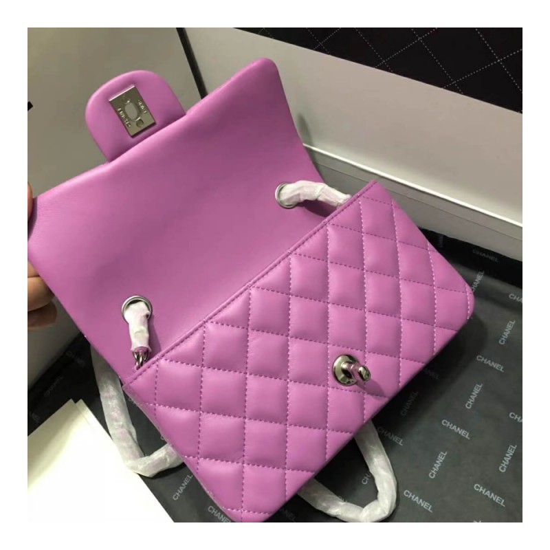 Chanel Lambskin 20cm Classic Flap Bag 1116