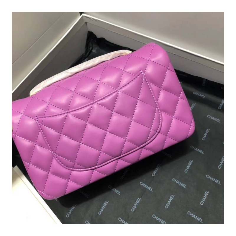 Chanel Lambskin 20cm Classic Flap Bag 1116